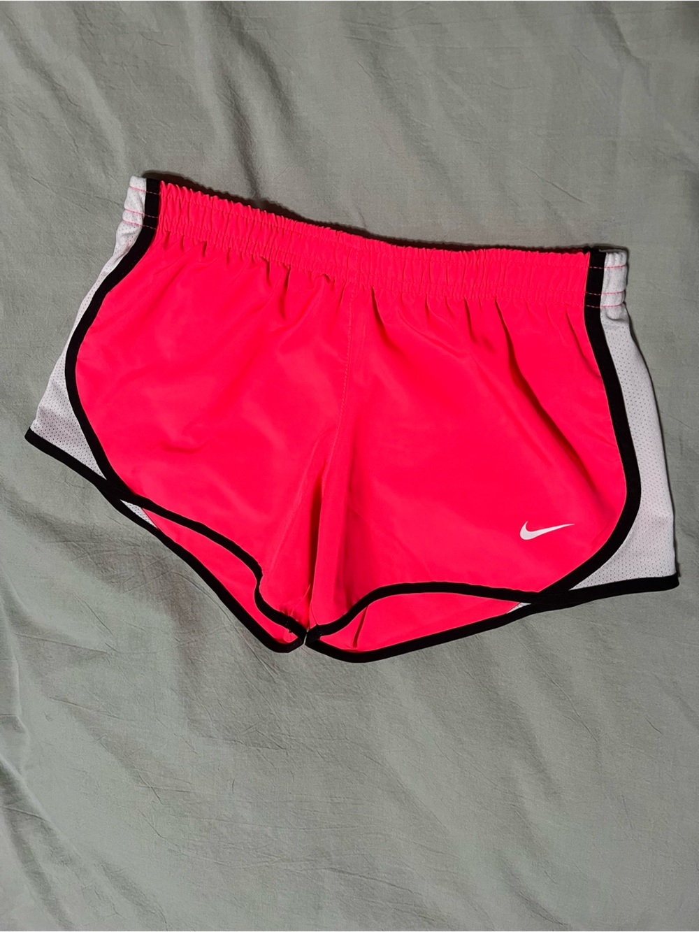 Nike Dri-FIT Kids Girls Neon Pink Athletic Running Shorts S